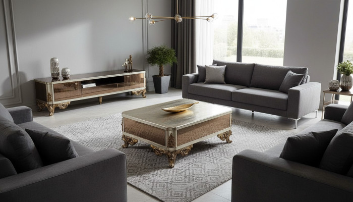 Royal coffee table gold tables baroque rococo coffee tables
