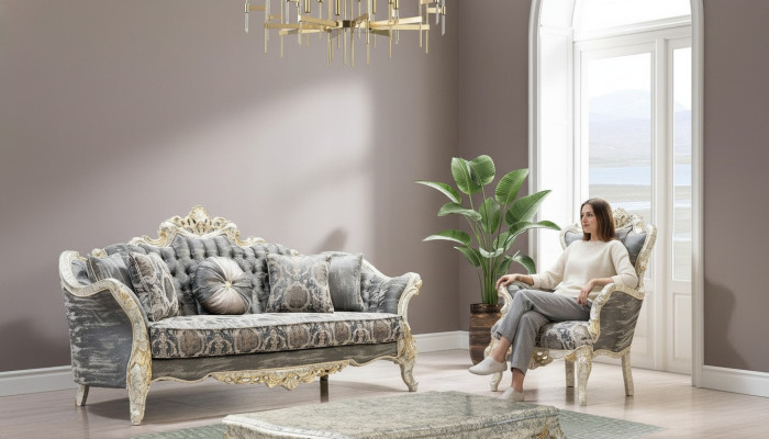 Sofa set 3+1 seater living room sofa couch armchair sofa set new