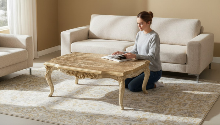 Royal Coffee Table 120x80 Baroque Rococo Coffee Tables