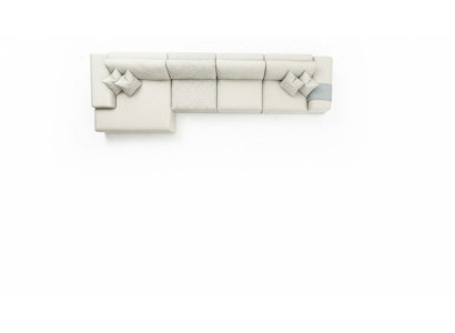 Sectional sofa living room furniture modern sofa L-shape luxury couch new gray