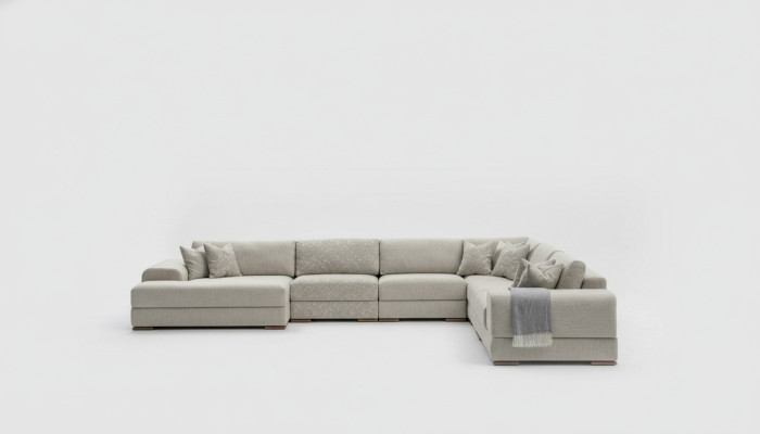 U-shaped sectional sofa living room couch sofa design modern furniture 150x425x320