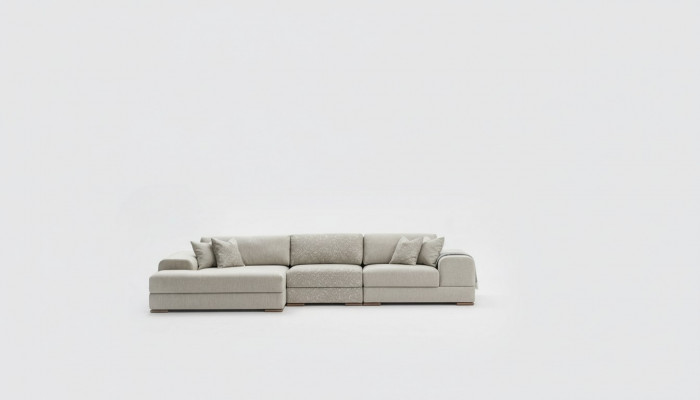 Corner sofa L-shape living landscape luxury gray sofa couch modern furniture