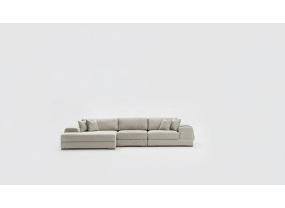 Corner sofa L-shape living landscape luxury gray sofa couch modern furniture