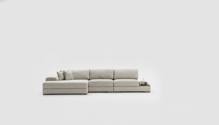 Sectional sofa couch L shape luxury living room modern design furniture fabric