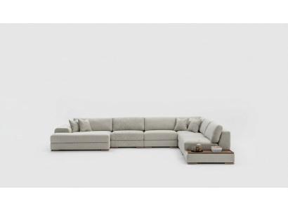Sofa Couch Living Room Corner Sofa Modern Design Furniture U-Shape Fabric Sofa
