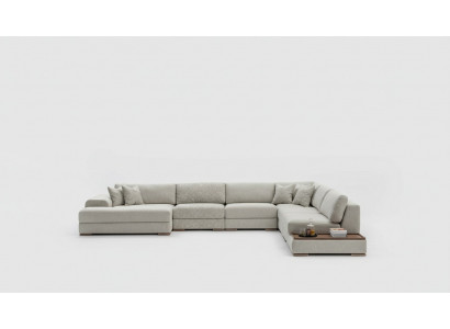Sofa Couch Living Room Corner Sofa Modern Design Furniture U-Shape Fabric Sofa