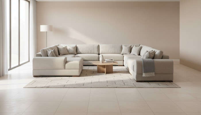 Sofa Couch Design Luxury Living Room Corner Sofa Furniture U-Shape Living Landscape