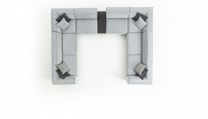 U-shaped sectional sofa furniture living room luxury modern big sofa couch living landscape