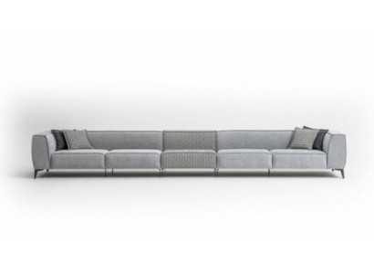 Big sofa couch 8-seater Italian XXL couches sofas furniture textile