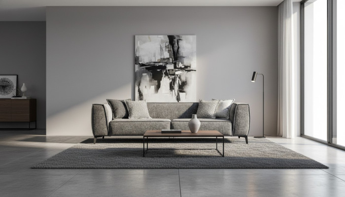 Sofa Couch Furniture Living Room Upholstered Sofa 3 Seater Style Modern 240cm