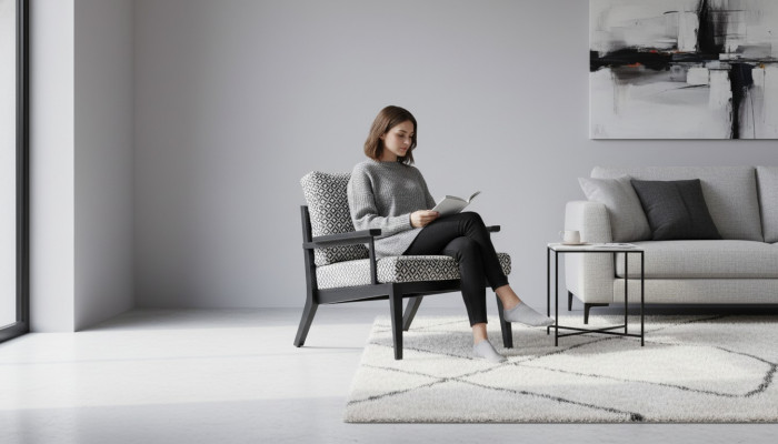 Armchair Sitters Living Room Modern Design Luxury Seating Relax Club