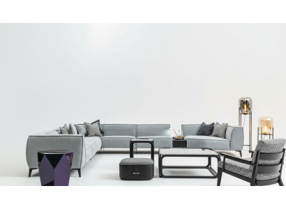 Sectional U-shaped living room upholstered sofas couch furniture style sofas couches
