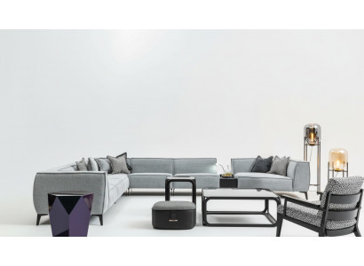Sectional U-shaped living room upholstered sofas couch furniture style sofas couches