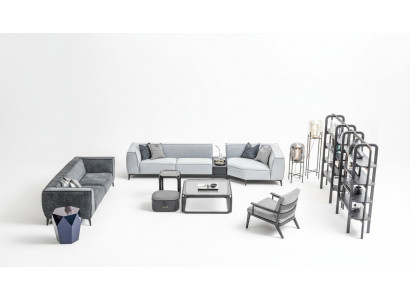 XXL sofa set couch textile big sofa 5+3+1 seater upholstery fabric couches