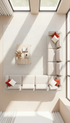 Corner sofa L-shaped luxury living room beige upholstered sofa furniture 402x402cm