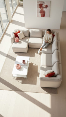 Sectional Sofa U Shape Upholstered Sofa Modern Luxury Living Room Sectional Sofa Living Landscape