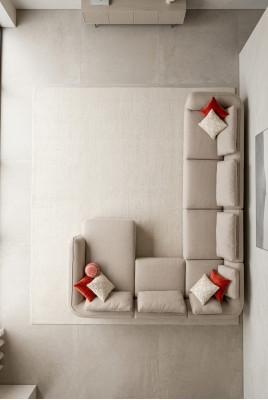 Sectional Sofa U Shape Upholstered Sofa Modern Luxury Living Room Sectional Sofa Living Landscape