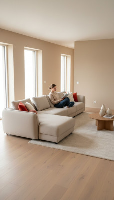 Beige sectional sofa luxury living room couch L-shape modern design 420x170