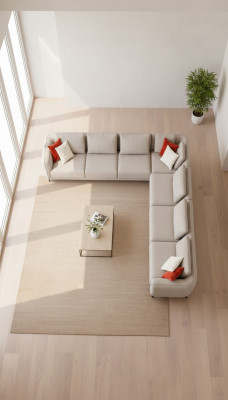 Sectional L-shape living room luxury sofa couch upholstery 402x402 fabric sofa