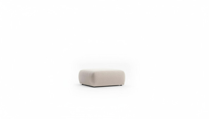 Ottoman Beige Living Room Upholstery Textile Furniture Furniture Ottoman Couch