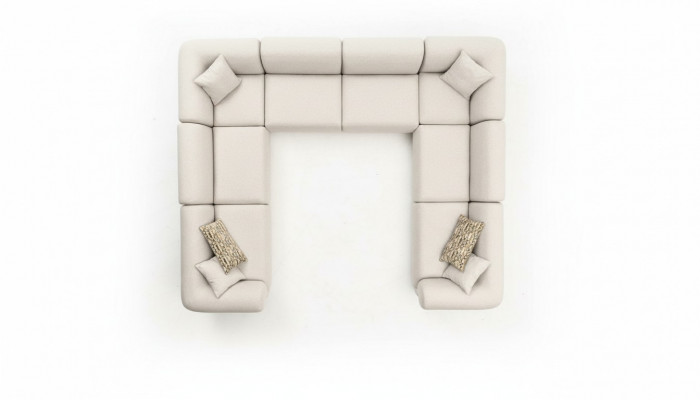 Corner sofa U-shape living room luxury style modern design sofa couch sectional sofa