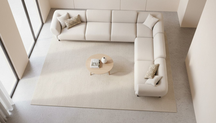 Beige L-shaped corner sofa furniture textile style 405x315 couch sofa