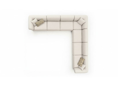 Sofa L-Shape Upholstered Couch Living Room Modern Furniture 405x405cm Sofas Corner Sofa