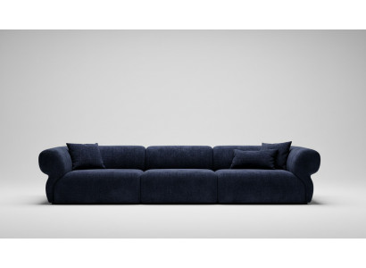 Big sofa couch, 5-seater Italian XXL couches sofas furniture textile.