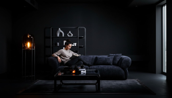 Sofa 3 Seater Couch Big Sofas XXL 250cm Design Modern Seat Textile Upholstered Sofa