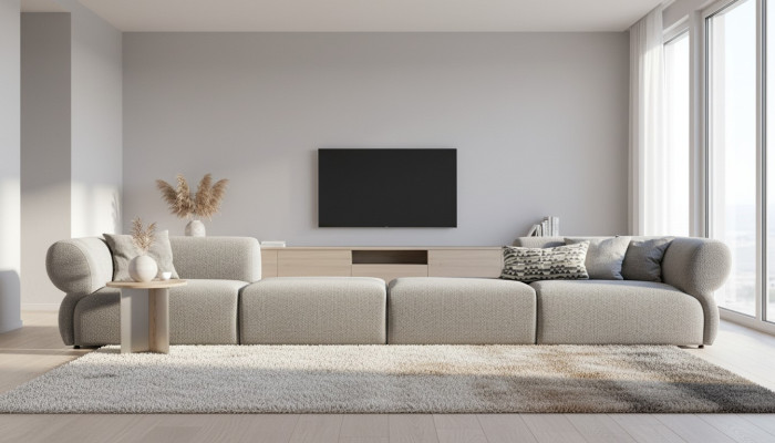 Italian furniture big sofa couch 6 seater Italian XXL couches sofas textile