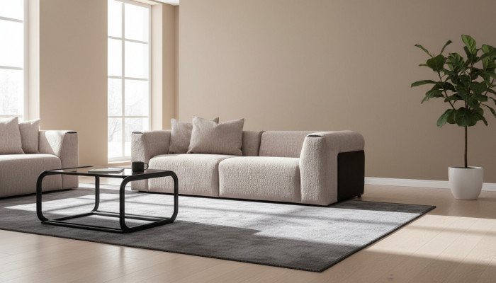 Modern sofa luxury textile living room upholstered sofa couch 3-seater design