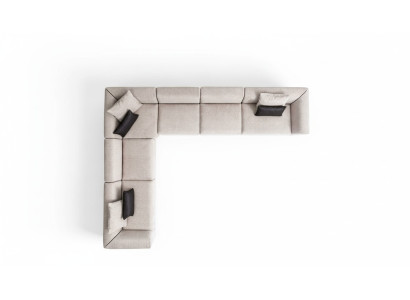 Sectional sofa U-shape upholstered sofa living room design designer seating landscape