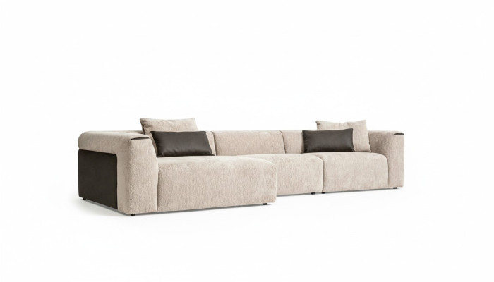 Modern beige corner living landscape luxury corner sofa upholstered couches modern new