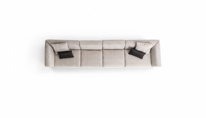 XXL Hotel Sofa Large Living Area Sofa Modern Wooden Furniture