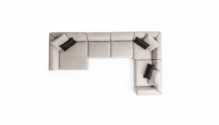 Modern sectional sofa U-shape living room style sofa seating group seating group