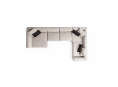 Modern sectional sofa U-shape living room style sofa seating group seating group