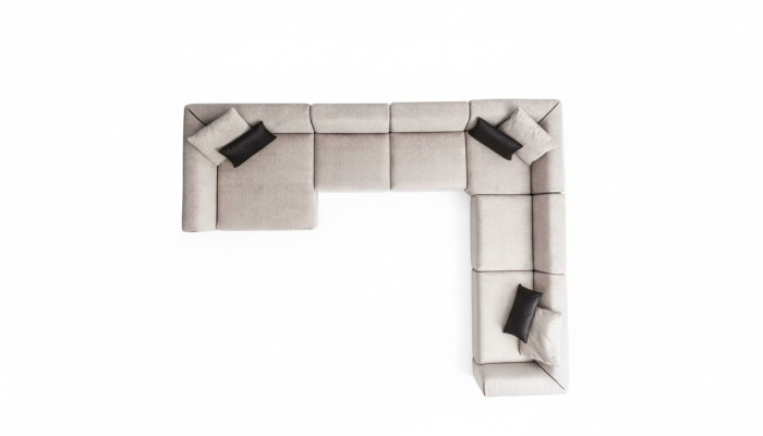 Luxury U-Shaped Corner Sofa Living Room Set Modern Living Room Upholstered Sofa New