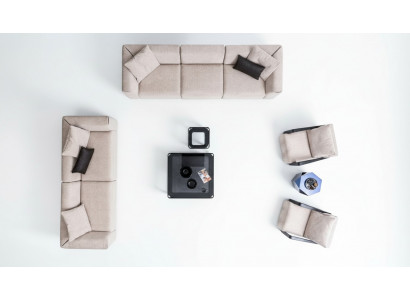 Modern Sofa Set Five-Seater Three-Seater Corner Sofa Set Fabric Suite