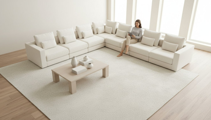 Sectional sofa L-shape luxury sofa couch living room sofas corner couch upholstered sofa