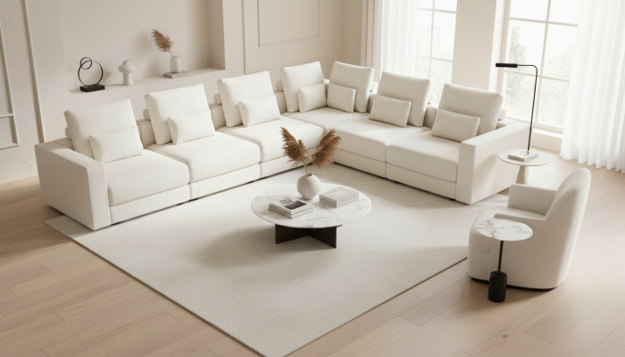 Living room furniture corner sofa relax seating group upholstered corner suite couches