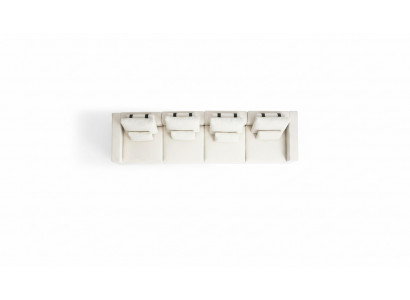 White Six-Seater Luxury Textile Sofas Living Room Modern Seating Group