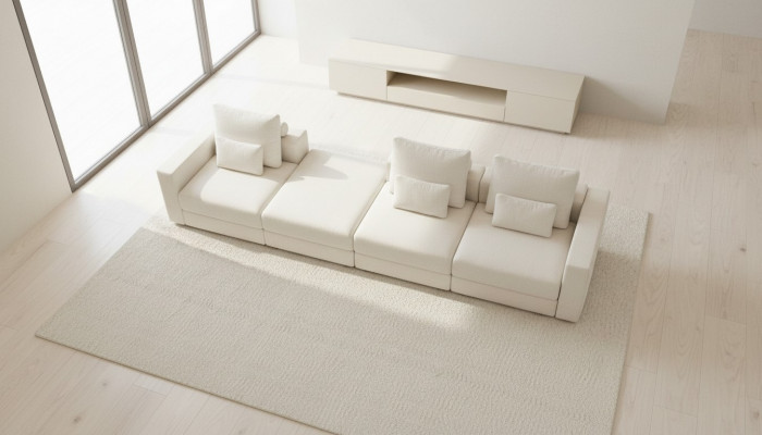 Corner cushion sofa luxury six-seater modern couch corner living group living group