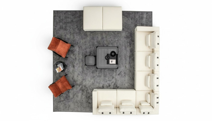 L-shaped sofa set designer upholstered sofa design armchair upholstered furniture corner sofa