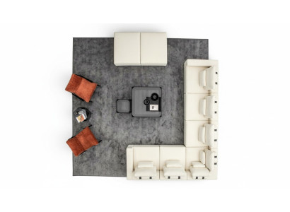 L-shaped sofa set designer upholstered sofa design armchair upholstered furniture corner sofa