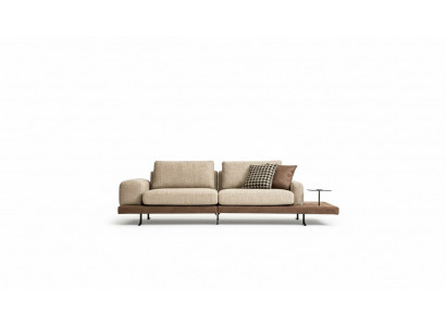 Four-seater storage surface living room upholstered sofa fabric couch modern style