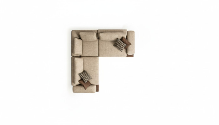 Modern L-shaped sectional sofa living room furniture corner couch sofas textile furniture new
