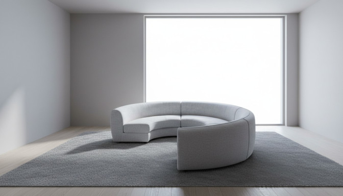 Round U-shape Sofa Luxury Design Living Room Sofa Relax Set