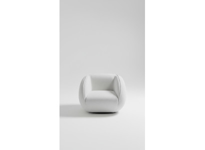 Fabric Armchair 1-Seater Upholstered Armchair Modern Design Luxury Living Room