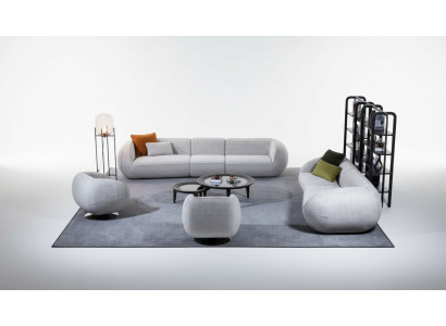Sofa set living room furniture five-seater four-seater armchair set designer furniture