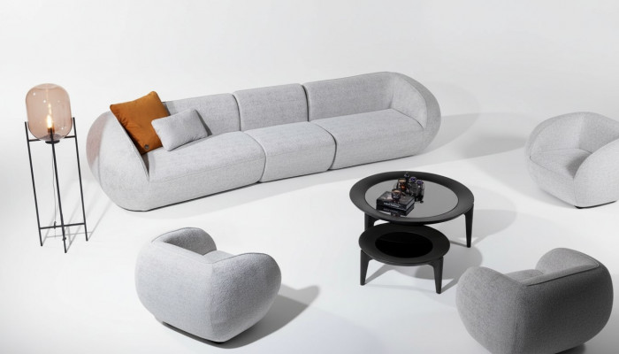 Living room furniture set five-seater armchair upholstered furniture sofa furniture design 2-piece